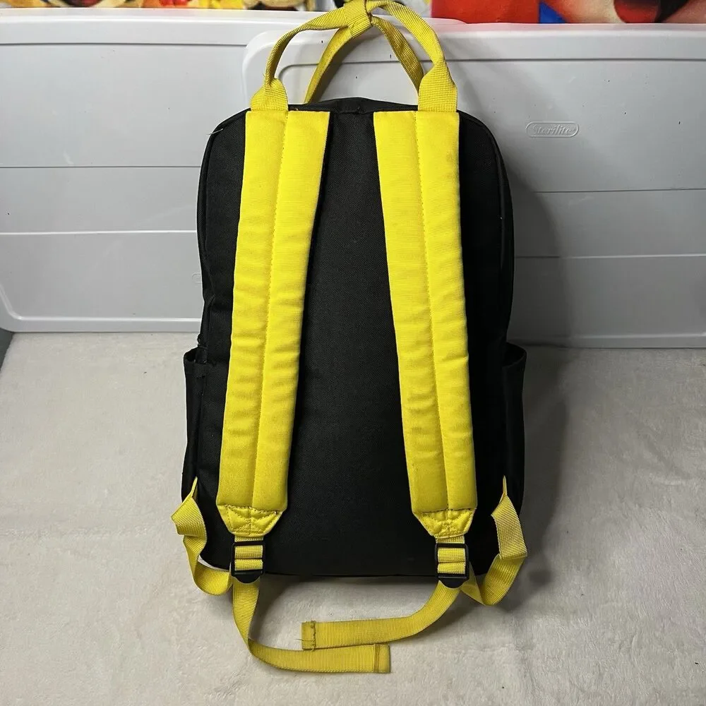 Pokemon Loungefly Pikachu Backpack Black & Yellow Lightning Bolt 17